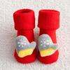 Newborn Baby Boys Girls Socks Anti Slip Winter Thick Warm Infant Toddler Christmas New Year's Short Floor Children Socks