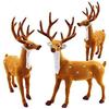 Christmas Simulation Elk Ornaments Simulation Plush Reindeer Christmas Elk Home Decorations