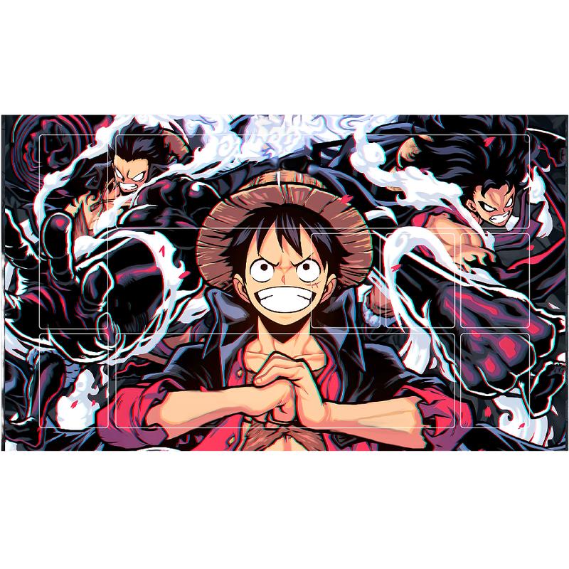 Аниме One Piece OPCG DIY ИГРОВАЯ Карточка Игровой коврик Серия комиксов Луффи Нами Эйс Сабо Хобби Коллекция Игрушки
