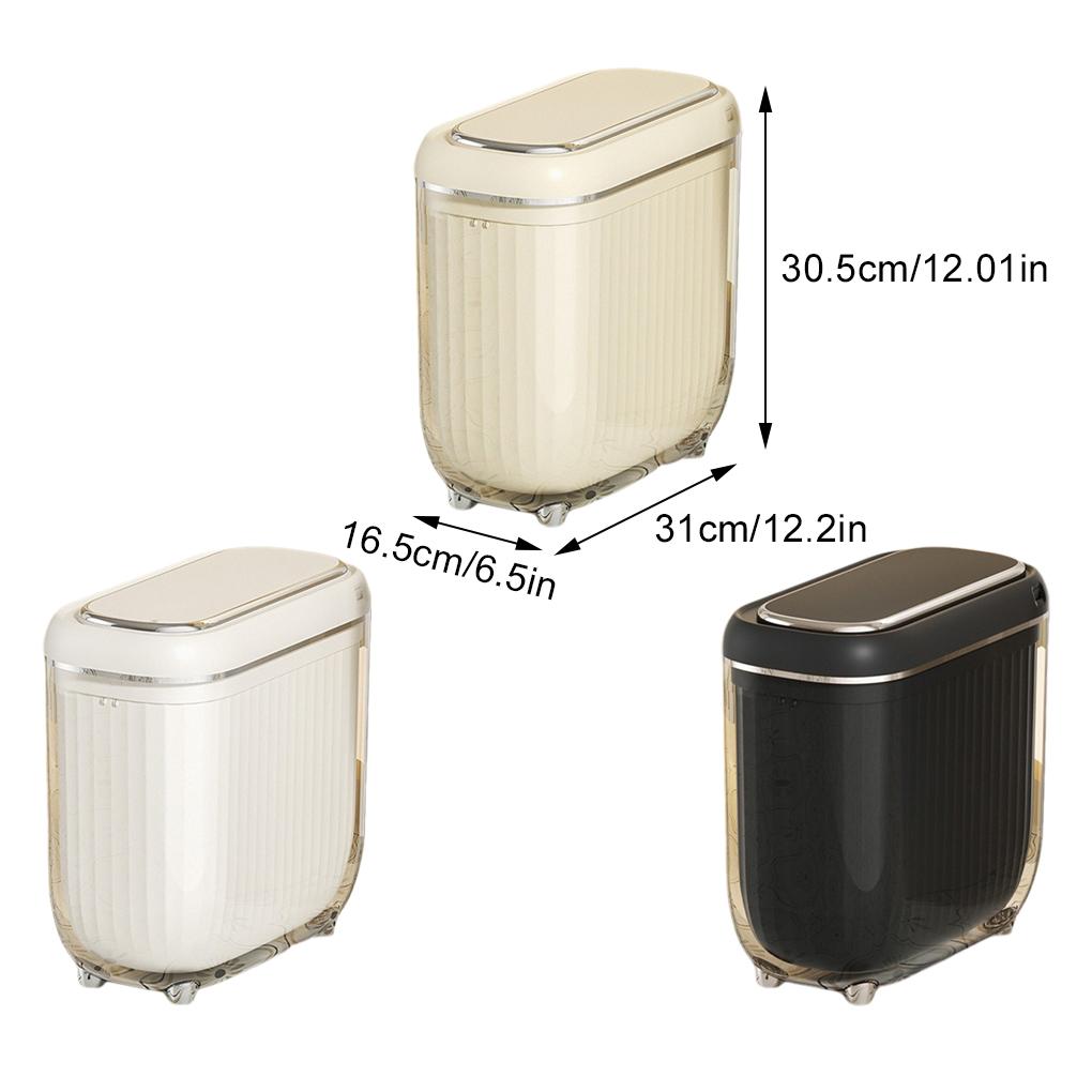 Kitchen Trash Can Sensor Wave Hand And Open Waterproof Sensor Trash Can Bathroom Size Is Appropriate