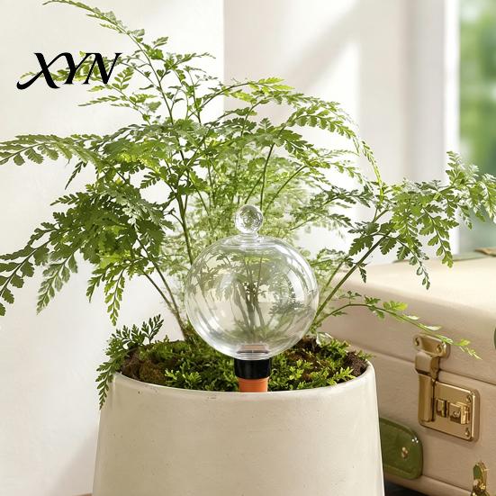 Подвесное кашпо Автоматическая поилка для растений, 500 мл, Прозрачный автоматический шар для полива растений, Праздничная колба с крышкой для комнатных растений, сада