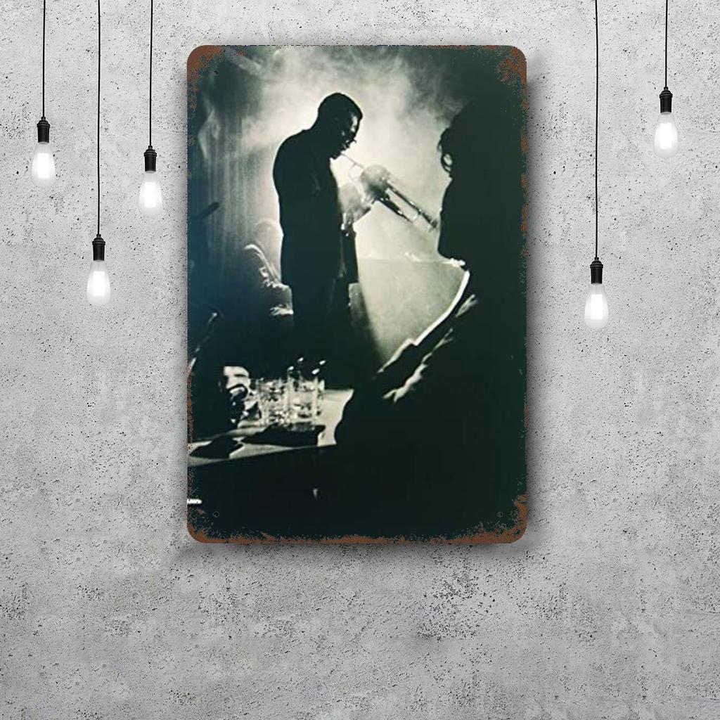 Miles Davis Vintage Metal Tin Signs Posters Decor Retro Metal Plaque Wall Art Decor for Garage Bar