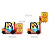 Тяжелая техника вилочного погрузчика Pororo Singsing, разные цвета, популярные корейские игрушки