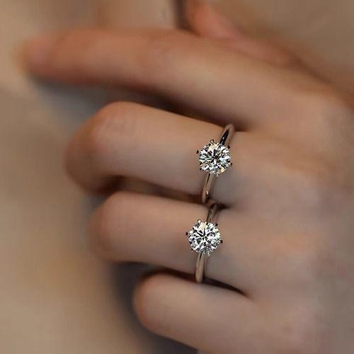 Factory Customized Fashionable Silver Ring, Light Luxury Sparkling Zircon Engagement and Wedding Women's Boutique Jewelry