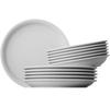Trend Dinnerware Set, White, 12 Pieces (11400-800001-18339)