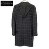 L.B.M.1911 Black 5636 Wool Chester Coat Coat M Dark grayUsed