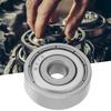 10Pcs Double Sided Seal Bearing Steel Deep Groove Pulley Wheel Ball Bearing 637 ZZ
