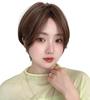 Парик Короткий Боб Полный Парик Короткий Боб Парик Парик Черные Волосы [Brightlara] Женский Мужской tf1754-UB