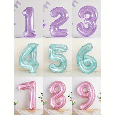 32-дюймовый шар-цифра цвета «кристальное желе» для дня рождения, юбилея, украшения фона тематической вечеринки, обратно в школу, день святого Валентина