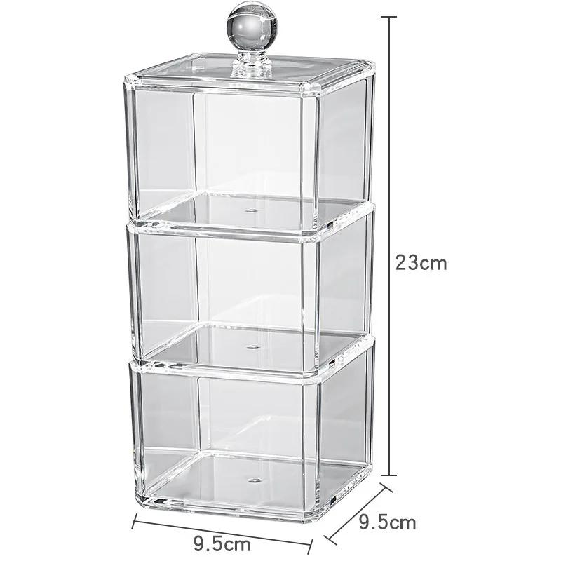 Прозрачный ящик для хранения чайных пакетиков, акриловый разделитель, сортировка кофейных капсул, герметичный резервуар