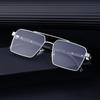 Ретро Металлические Двойные Лучи Мужские Солнцезащитные Очки Водительские Очки Мужские Очки
