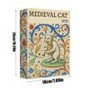 Medieval Cat Advent Calendar 2025,24 Day Christmas Countdown Calendar,Cat Christmas Tree Decoration Advent Calendars with 24 Different Kitten Designs,
