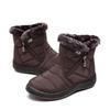 35-43 Women's Warm and Waterproof Cotton Shoes Nylon Snow Boots Winter Ankle Boots Non-slip Short Boots