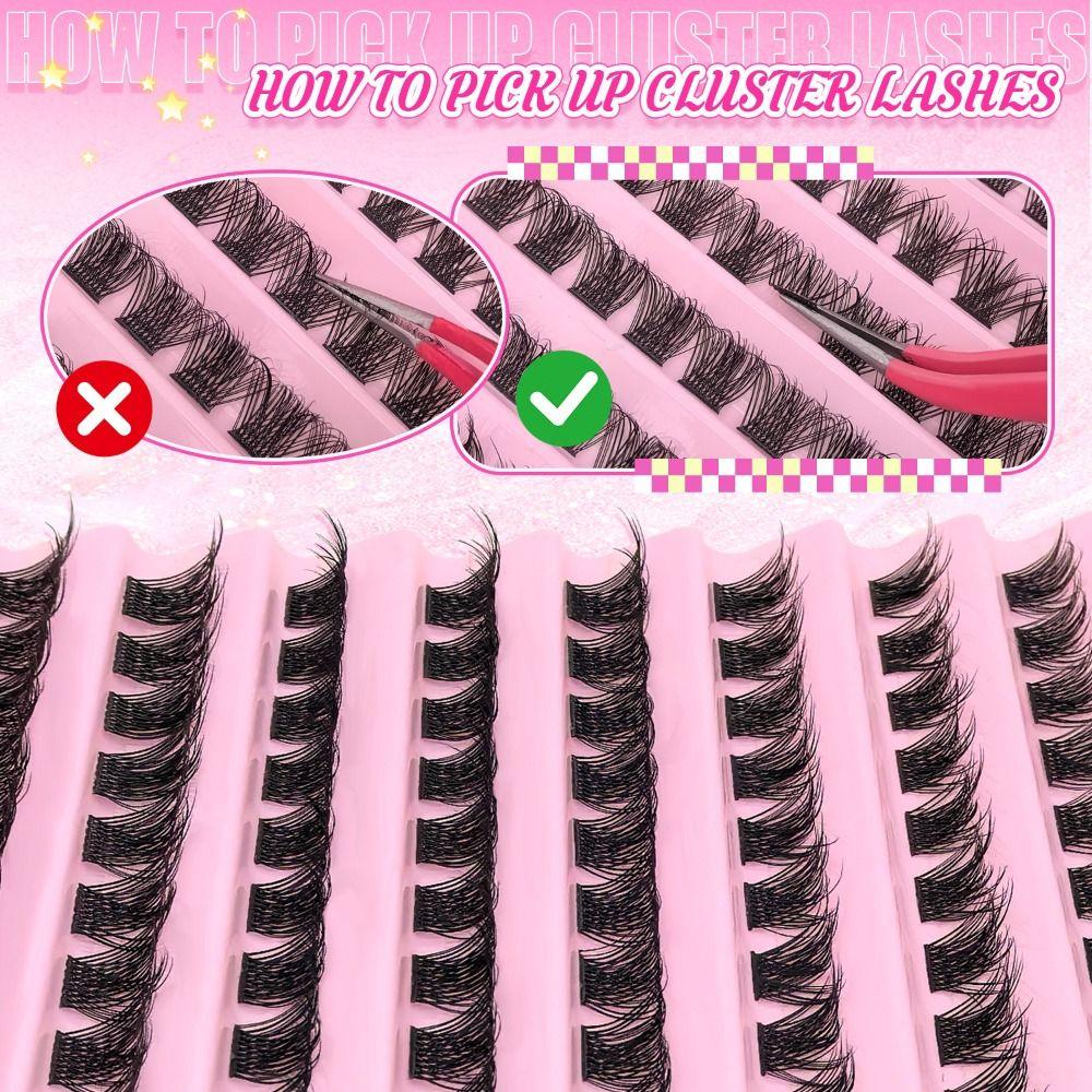 Natural Look False Eyelashes Wispy Style Fake Eyelash 3D Faux Mink Lash Makeup Enhancement