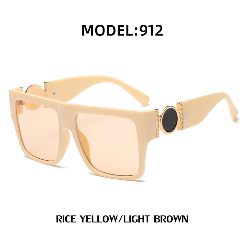 Trendy Sunglasses Men'S Big Frame Sunglasses Women'S Street Glasses Shades