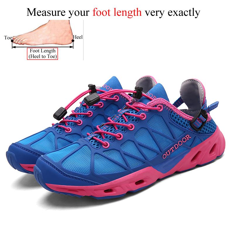 Summer Outdoor Trekking Shoes Women Men Hiking Aqua Shoes Finishing Camping Tourism Treking Sneakers Mountain Tracking Wading