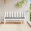 VidaXL Garden Bench Cushion, Bench Cover with String Ties, Waterproof Outdoor Cushion, Grey 150x50x7 Cm 361603