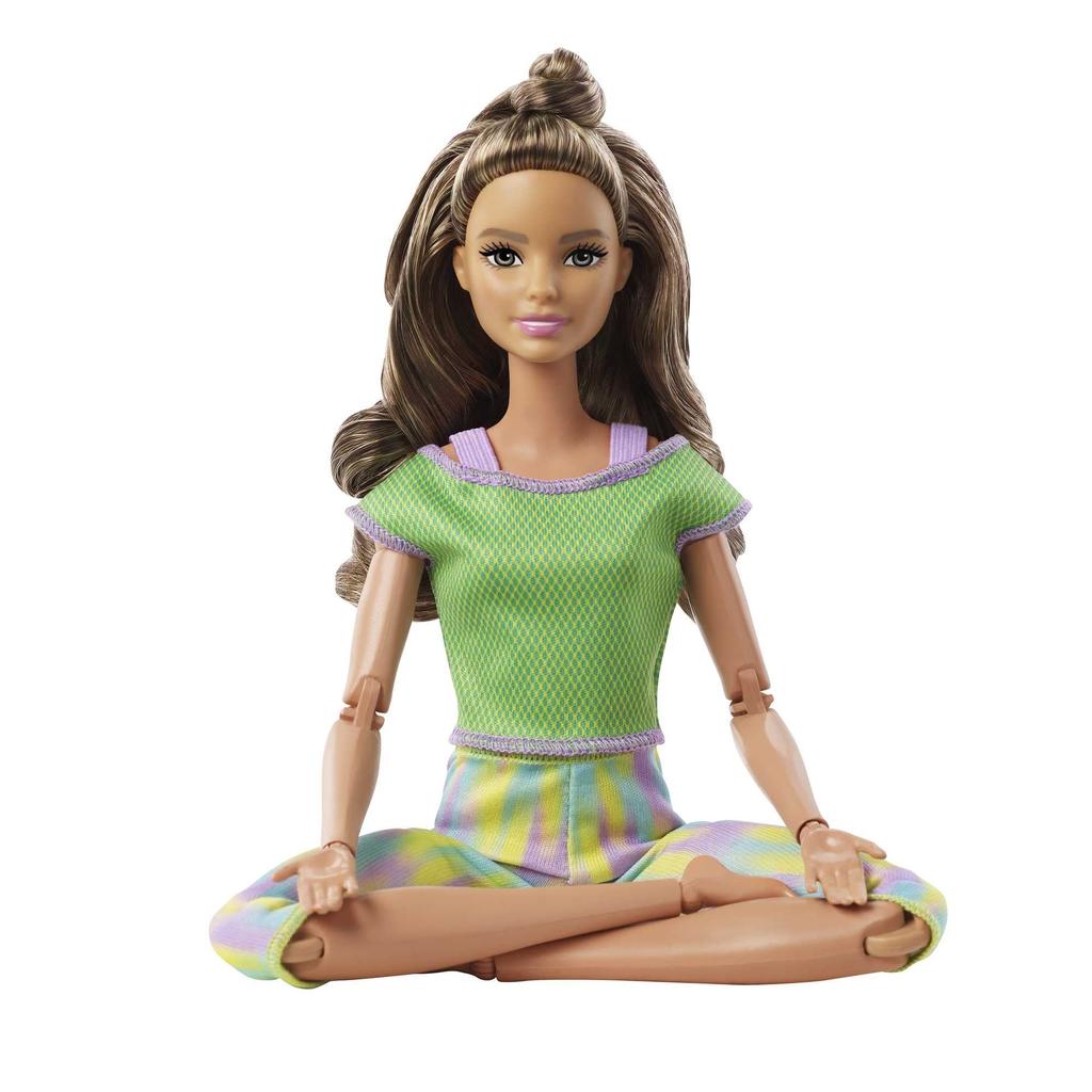 barbie Cute Light Green Doll 3 and with Bendable Joints Pose! Dress-Up (Ages Up) (GXF05)