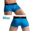 5 шт., мужские шорты-боксеры, супер дышащие шелковые трусы-боксеры, U-образные шорты-боксеры с выпуклой сумкой, уютное нижнее белье