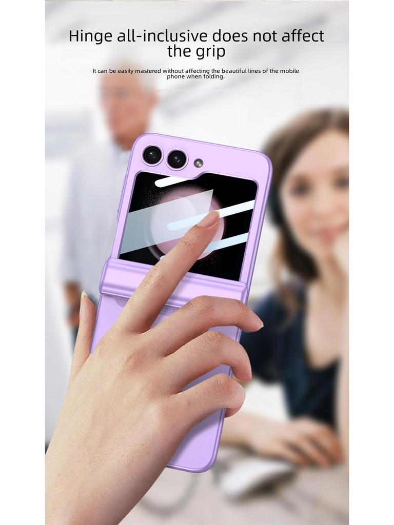 Защитный чехол с магнитным креплением для Samsung Galaxy Z Flip5 Full-Cover