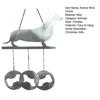 Goat Dachshund Metal Wind Chime Weather-proof Indoor Outdoor Garden Patio Animal Window Hanging Wind Bell Decoration Ornament Pendant Christmas Gifts