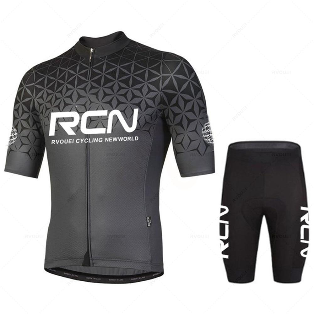 Новый летний велосипедный трикотаж Rcn Pro Team, мужской костюм для гоночного велосипеда, дышащая одежда для горного велосипеда, Mallot Ciclismo Hombre