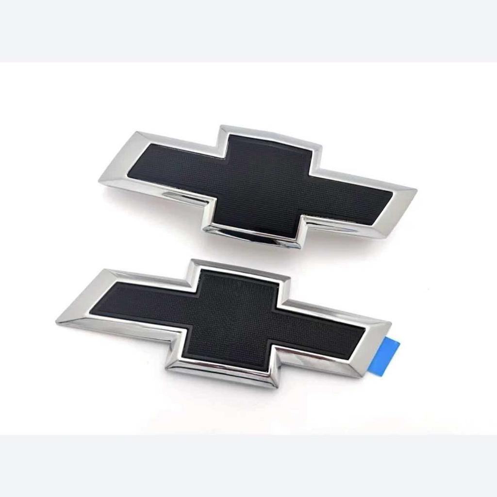 Серебристо-черная бабочка с логотипом Chevy Значок для Chevrolet Camaro 2014-2024 Значок на решетку радиатора Значок на задний багажник