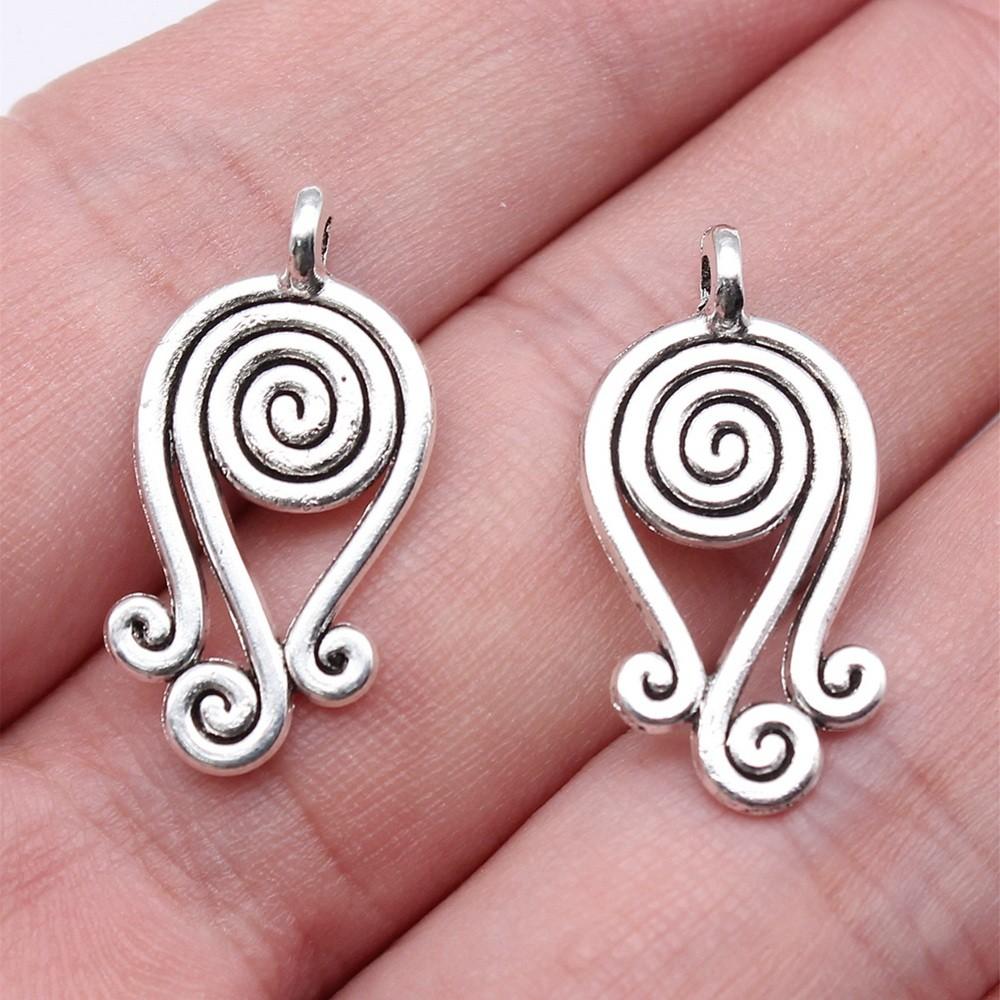 Шармы Волна Капля воды Завиток Подвески Детская бижутерия Материалы QC135