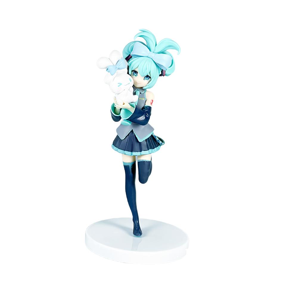 20 см аниме Hatsune Miku X Cinnamoroll фигурка аниме периферийные коллекционные модели декоративные украшения дети кавайный подарок