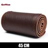 Новый Чехол на Руль Грузовика Ручка Грузовика 42см 45см 47см 50см Плетеная Кожаная Крышка Руля Автомобиля для Грузовика Lorry Аксессуар