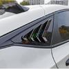 Накладка на заднее боковое вентиляционное окно для хэтчбека HONDA CIVIC 2022-2024 годов выпуска, глянцево-черная.