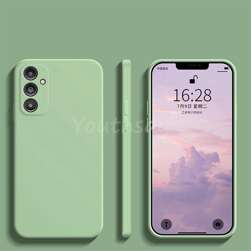 Для Samsung Galaxy A16 Чехол Samsung A16 A15 A14 A55 A06 A04 A04S A04E A24 A33 A54 A34 A05 Чехол Силиконовый Простой Защитный Резиновый