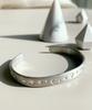 Sabona London F-Bwg7 Matte White Gold Celeste Bangle Bracelet Limited Edition