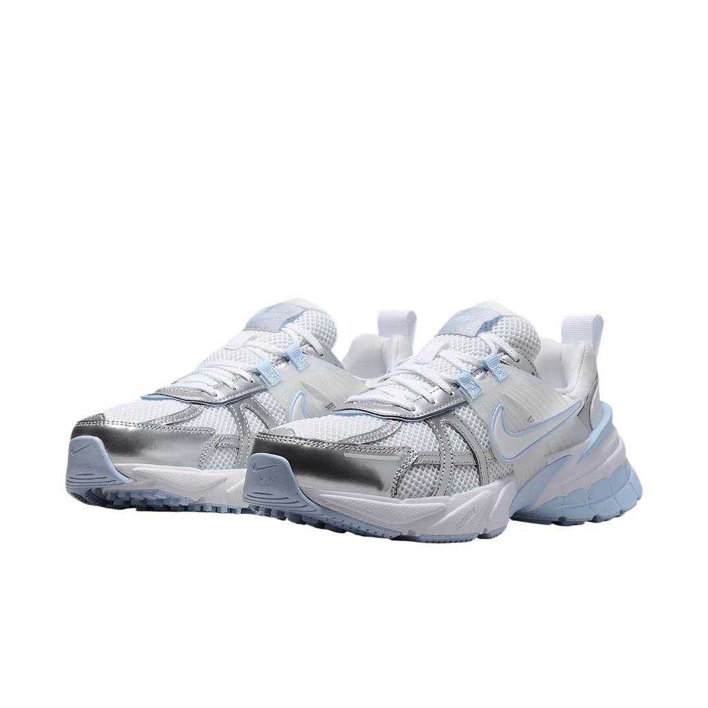 Nike Женские кроссовки V2K Run White Metallic Silver Hydrogen Blue FD0736-119
