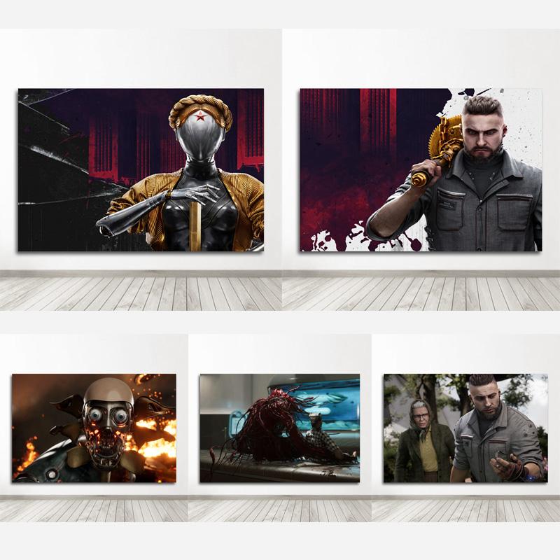 Atomic Heart Poster Print Canvas Painting Room Decoration Video Game Decor Painting Bedroom Game Room Decoration Wall Decor