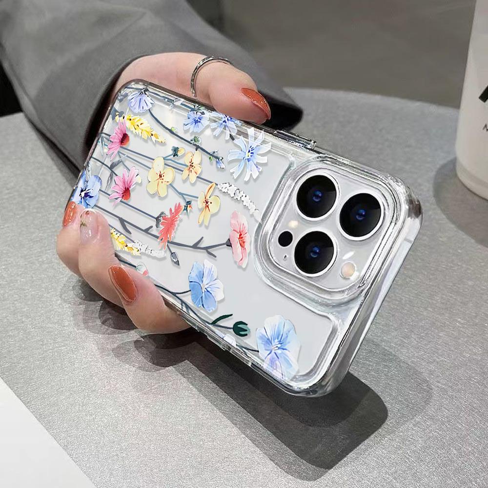 Чехол для телефона Samsung A56 5G Galaxy A55 A36 A26 A16 A15 A35 A34 A33 A54 A53 A52s A25 A14 A13 A06 A05s A05 Мягкий ТПУ Чехол с цветами