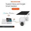 5MP Solar WiFi Tuya Outdoor IP66 Водонепроницаемая PTZ-камера Беспроводная маломощная батарея Видеонаблюдение PIR Автоматическое слежение