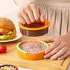 Круглая форма для котлет гамбургеров, пресс для говядины, пищевой ABS, помощник для гамбургеров, пресс для мяса, форма для котлет, кухонные гаджеты LIJI