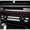 12pcs Car Center Air AC Control Button Cover Trim For BMW 5 6 7 F10 F07 F01 F06 F12 520i/523i/528i/528i XDrive/530i/535i/535i
