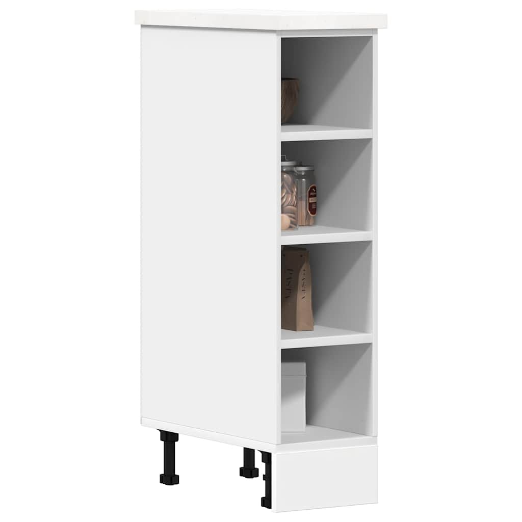 Vidaxl Кухонный шкаф, Белый, 20x44,5x81,5 см, Материал на основе дерева