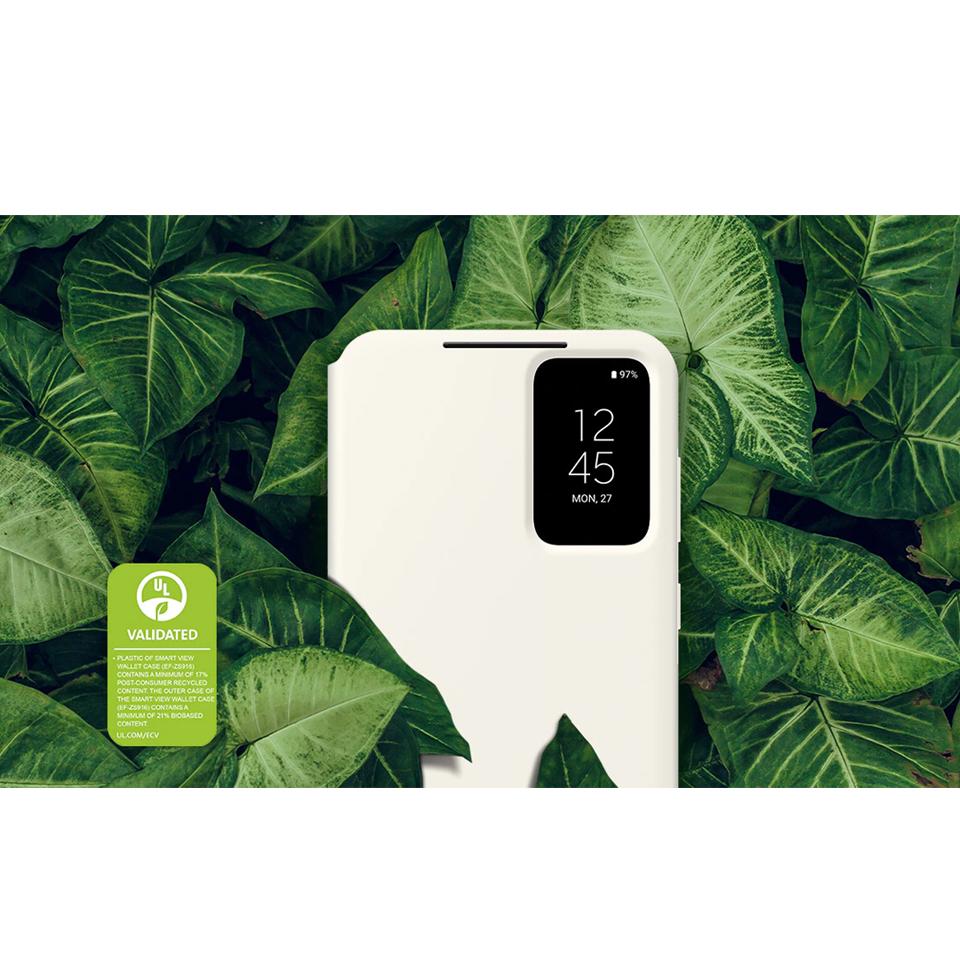 Умный чехол-книжка Smart View для Samsung Galaxy S23 S23+ S23 Plus SM-S911B SM-S916B S-View Чехол для телефона