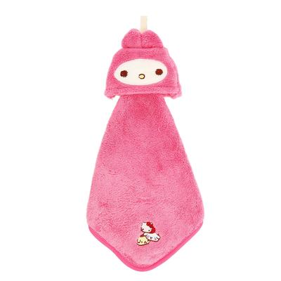 Marushin Подвесное полотенце Микро Материал Sanrio Персонажи Талисман Моя Мелодия Товары для детского сада Подготовка к детскому саду Детский сад