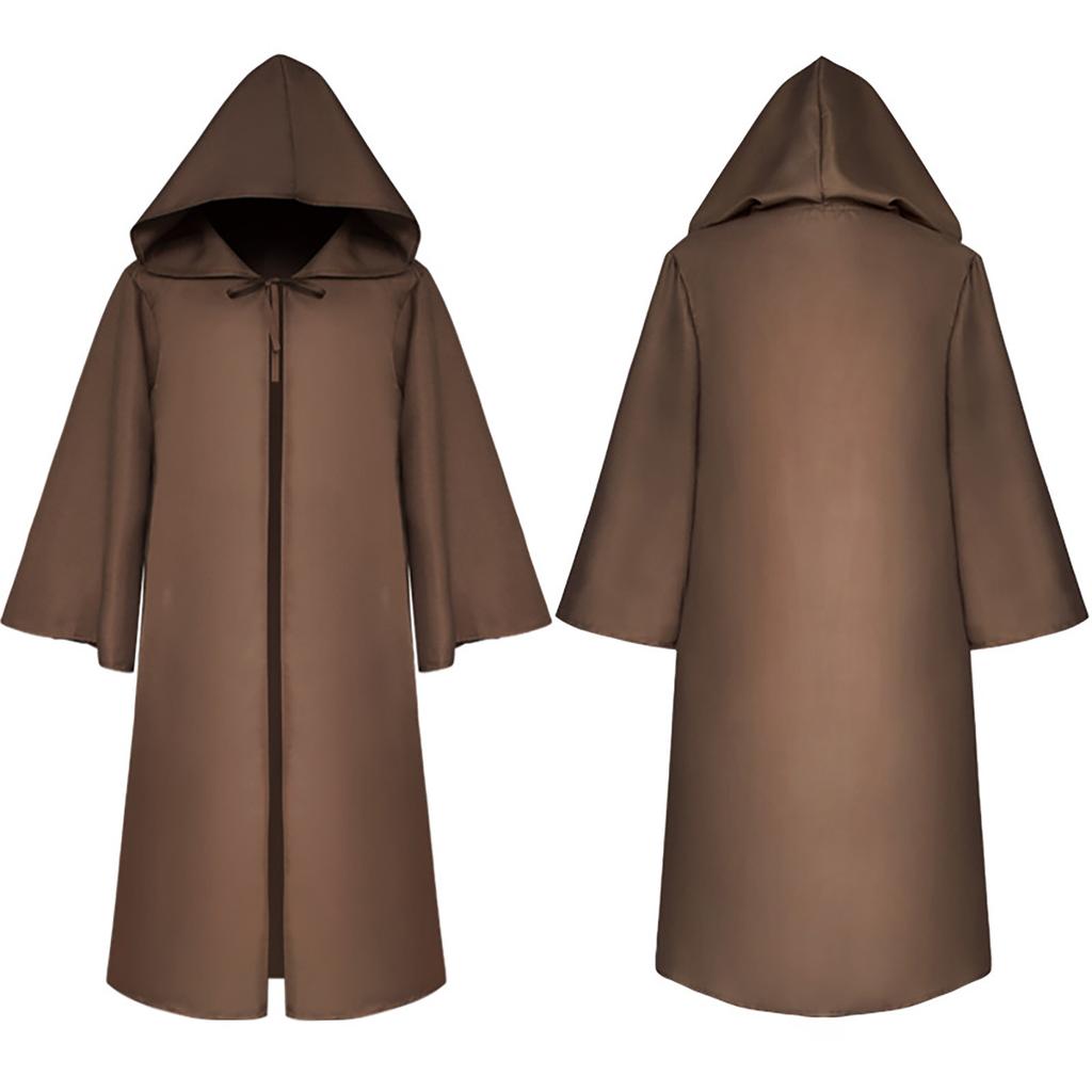 Men's And Women's Halloween Costumes Grim Cloak Hooded Cloak Jacket Coat