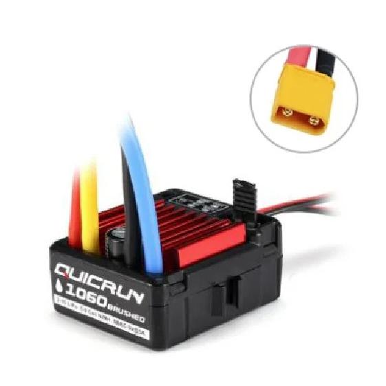 Original HobbyWing QuicRun 1060 60A Brushed Electronic Speed Controller ESC For 1:10 RC Car Waterproof