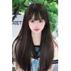 Halloween Women Layered Wigs Realistic Lolita Cosplay Wigs Sweet Long Straight Hair Wigs  Summer