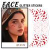 Non-irritating Tattoos for Kids Temporary Tattoo Sticker, Red Freckles Face Tattoo, Waterproof Party Makeup Adults Festive Skin-friendly