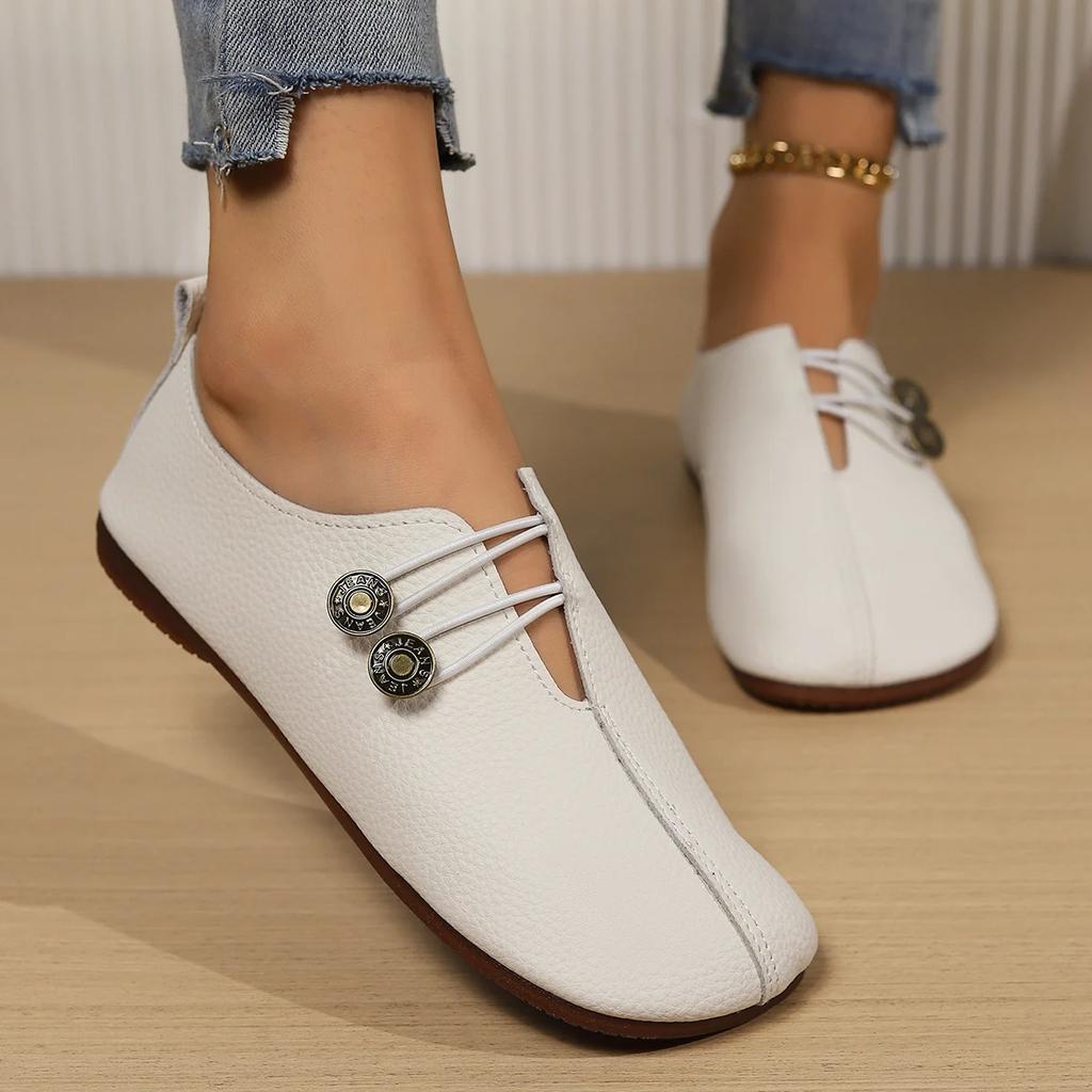 Fashion Trendy Women's Casual Shoes 2024 New Comfortable and Simple Flat Bottom Anti Slip Vulcanized Women's Shoes Zapatos De Mujer