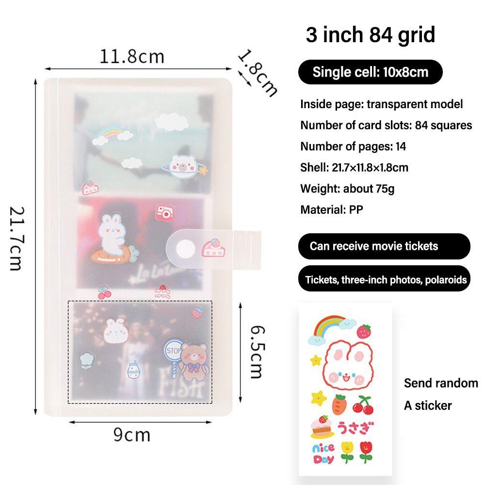 ПВХ Фотоальбом Прозрачный Альбом для Фотографий Айдолов Высококачественный Держатель для Фотокарточек