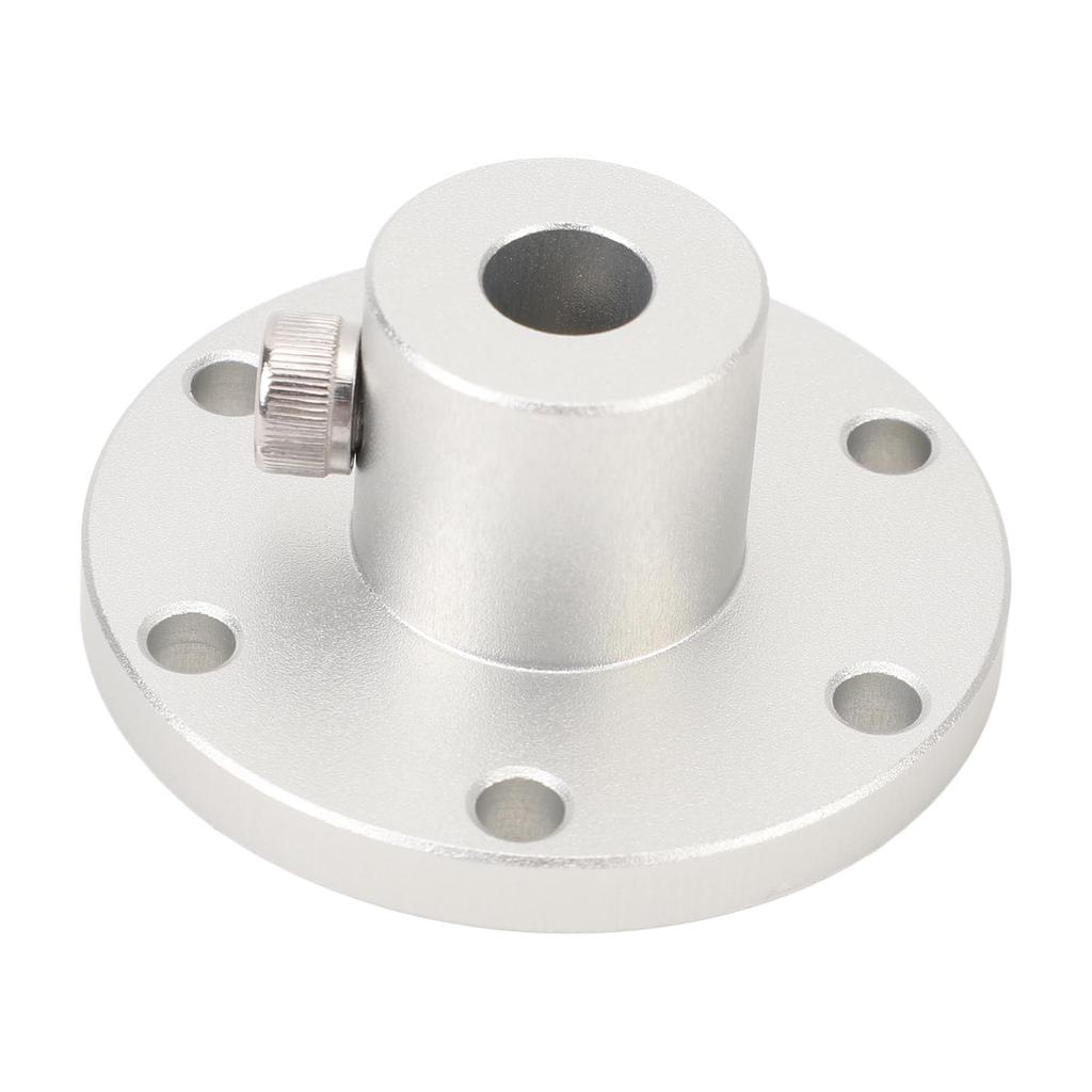 Flange Shaft Coupling 10mm Aluminum Stable Connection Hub Mounting Shaft Coupling for 14041 Wheels