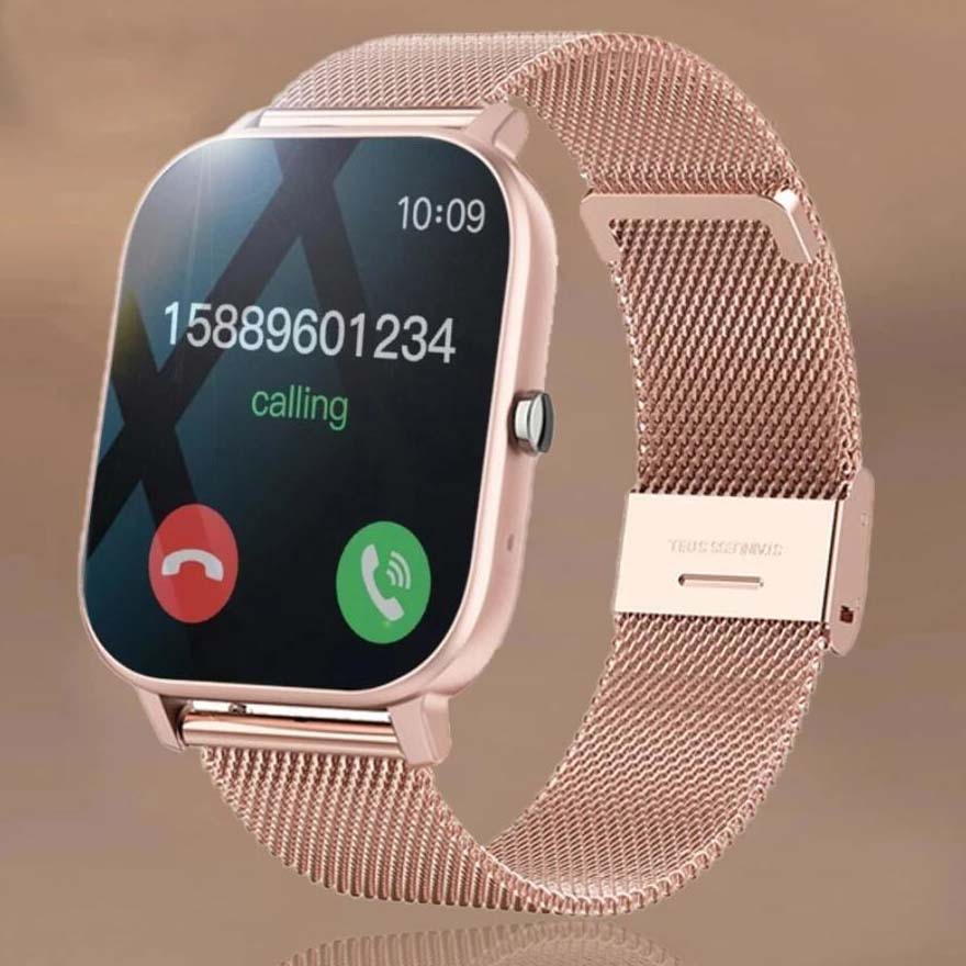 2024 Женские Смарт-часы Мужские Цветной Экран Полный Сенсорный Bluetooth Вызов Смарт-Браслет Жизнь Водонепроницаемый Фитнес-Трекер Смарт-часы